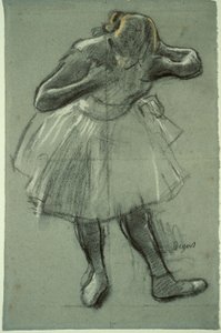 Dancer Bending Forward