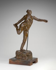 Dancer Holding Her Right Foot in Her Right Hand
