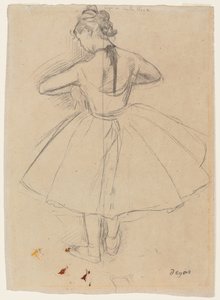 Dancer Standing, Back View, 1872-1873
