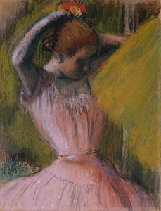 Dancer Arranging Her Hair, c.1900-1912