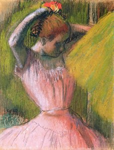 Dancer Arranging Her Hair