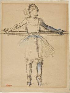 Dancer at the Bar (on Point), c.1885