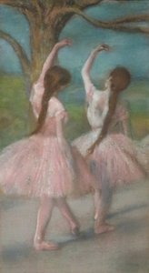 Dancers in Pink by Edgar Degas