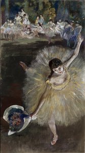 Dancing girl by Edgar Degas