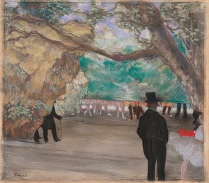 The Curtain. Around 1880
