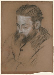 Diego Martelli, 1879 by Edgar Degas