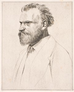 Edouard Manet. Bust-Length Portrait by Edgar Degas