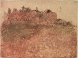 Estérel Village, c.1890 by Edgar Degas