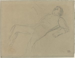 Fallen Jockey (study for "Scene from the Steeplechase: The Fallen Jockey")