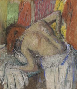 Woman Sponging Her Back (c. 1895) by Edgar Degas