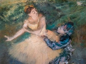 Harlequin and Colombine (detail)