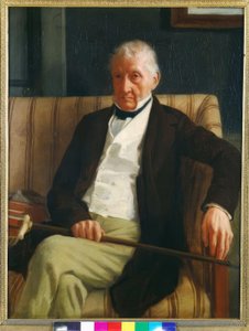 Hilaire Degas, Grandfather of the Artist by Edgar Degas