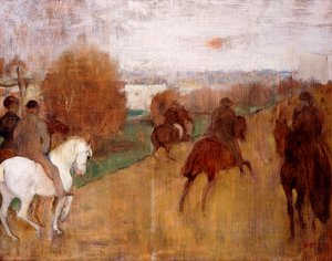 Horse Riders on a Road