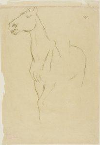 Horse Turned Three-Quarters by Edgar Degas
