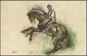 Jockey on a Rearing Horse