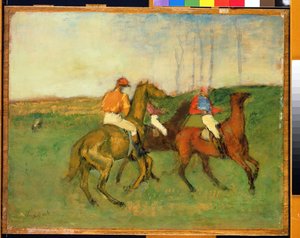 Jockeys and Race Horses