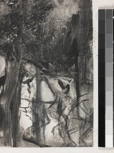 The Avenue du Bois by Edgar Degas