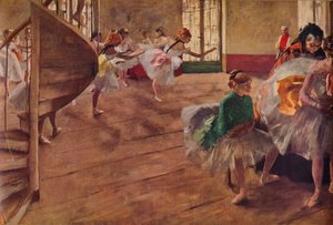 La Repetition by Edgar Degas