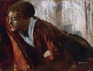 Melancholy by Edgar Degas