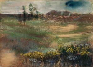 Landscape with Smokestacks by Edgar Degas