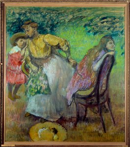 Madame Alexis Rouart and her children by Edgar Degas