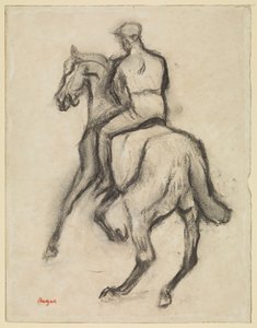Man on horseback, c.1888