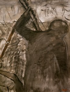 Musicians in the Orchestra (detail)