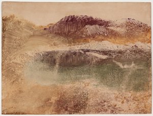 Paysage Roux, c.1890 by Edgar Degas