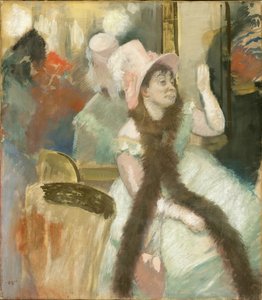 Portrait after a Costume Ball of Madame Dietz-Monnin by Edgar Degas