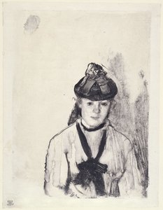 Portrait of Ellen Andrée by Edgar Degas