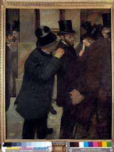 Portraits at the Stock Exchange by Edgar Degas
