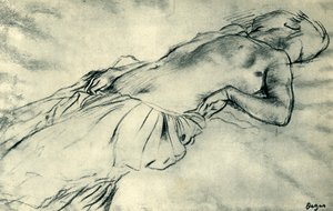 Reclining Female Nude, Late 19th Century, 1943