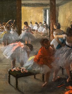 The Dance Class (detail) by Edgar Degas