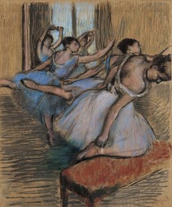 The Dancers, c.1900 by Edgar Degas