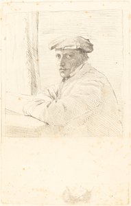 The Engraver Joseph Tourny by Edgar Degas
