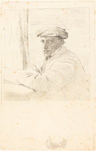 The Engraver Joseph Tourny by Edgar Degas