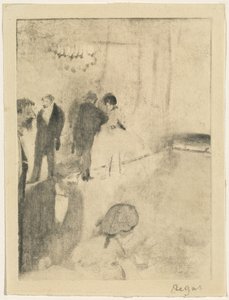The Green Room by Edgar Degas