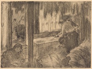 The Laundresses by Edgar Degas