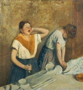The Laundresses by Edgar Degas