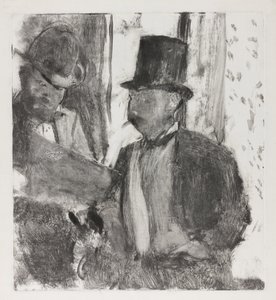 The Two Connoisseurs by Edgar Degas