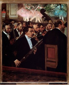 The Orchestra of the Opera in Paris by Edgar Degas