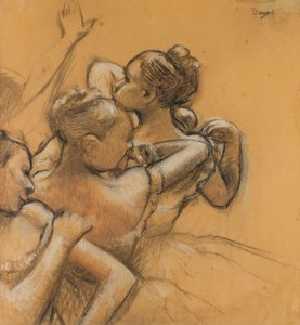 Three Dancers by Edgar Degas