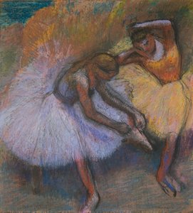Two Dancers by Edgar Degas
