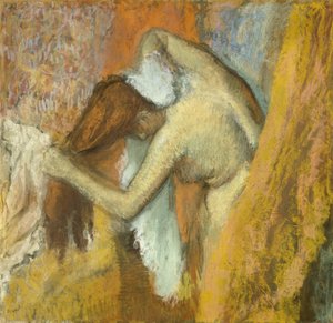 Woman at Her Toilette by Edgar Degas