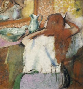Woman at Her Toilet by Edgar Degas