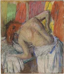 Woman Washing Her Back, c.1895 by Edgar Degas