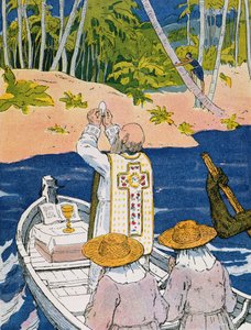 Taking Mass in the Lagoon, illustration from 