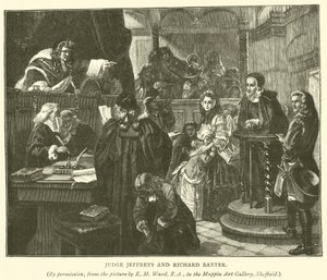Judge Jeffreys and Richard Baxter by Edgar Melville Ward