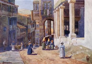 Northern Spain: Betanzos, A Colonnaded Calle
