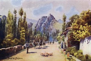 Northern Spain: In the Pass of Pajares, Near Pola de Gordon